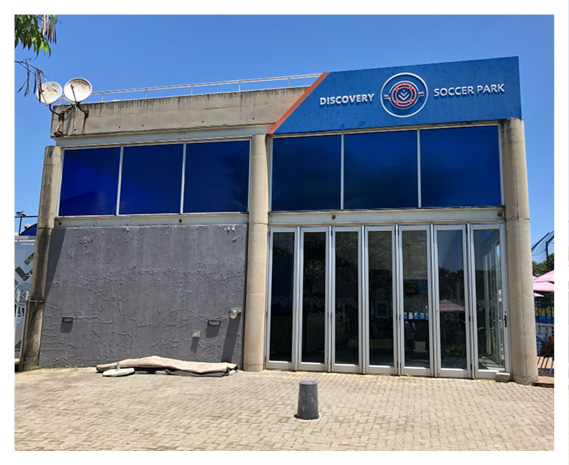Soccer Park building before rebrand